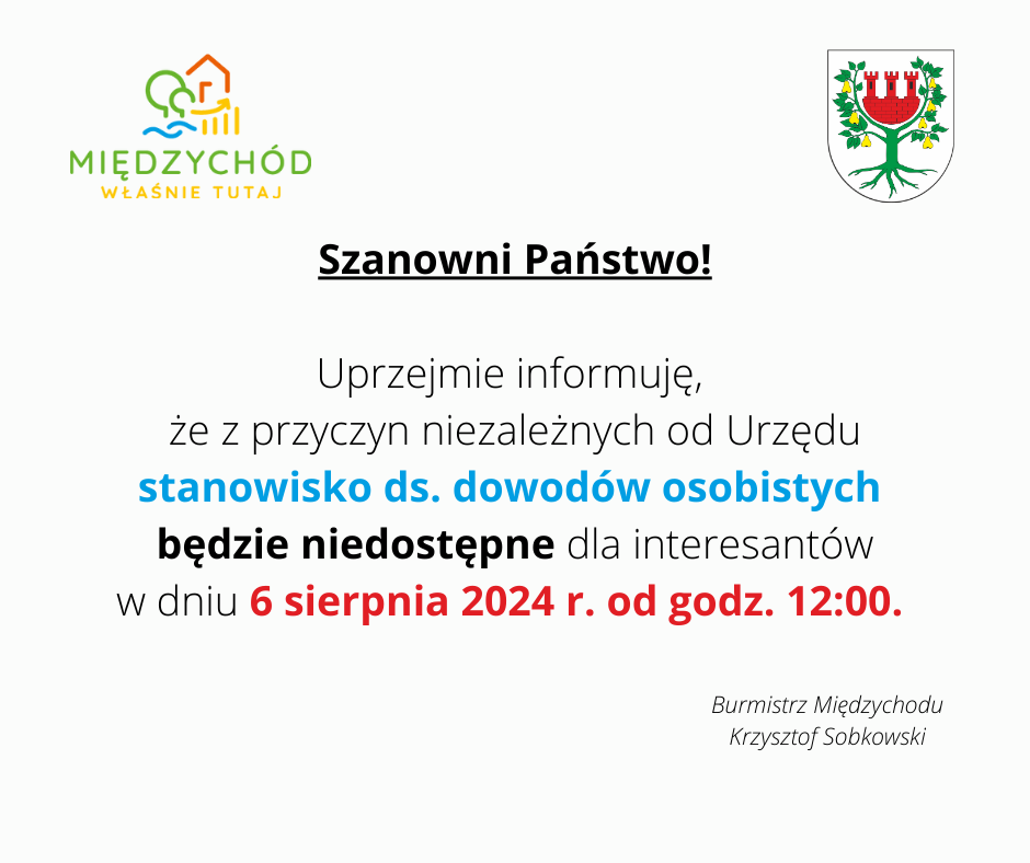 Szanowni Państwo! Uprzejmie informuję, że w dniu 15 kwietnia 2021 roku od godz. 1400 oraz 16 kwietnia 2021 roku Urząd Stanu Cywilnego będzie nieczynny. Za ewentualne utrudnienia przepraszamy.(2).png